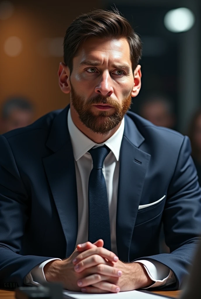 Messi on an interview saying "Chacarita es una mierda"
