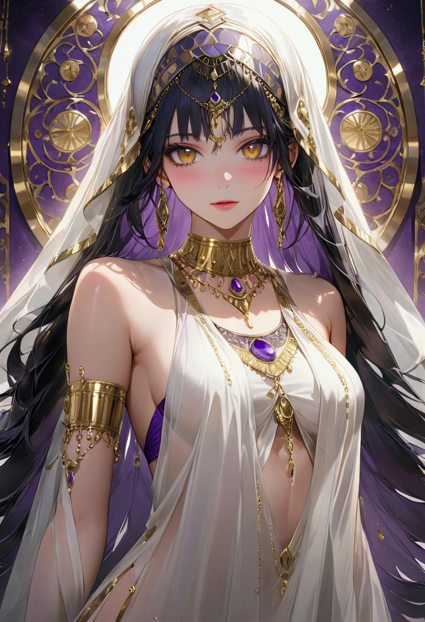a saint with purple hair.The saint stood tall, her long hair cascading down her back like a river of purple silk. Her hair was the color of royal robes, a deep shade of violet that seemed to shimmer in the light. Her eyes were a bright, piercing blue that seemed to see right through you, and her skin was as fair as freshly fallen snow.She wore a long white gown that flowed around her like a cloud, the fabric so fine that it seemed to shimmer in the air. A golden cross hung around her neck, glinting in the sunlight like a star.The saint's beauty was ethereal, almost otherworldly, and it was said that she possessed the power to heal the sick and perform miracles. Her gentle voice was said to be like music, and her touch was said to be like a warm embrace.
<lora:REDRIVER-13:0.8>