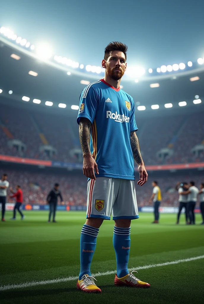 Messi's presentation as a Chacarita Juniors new player