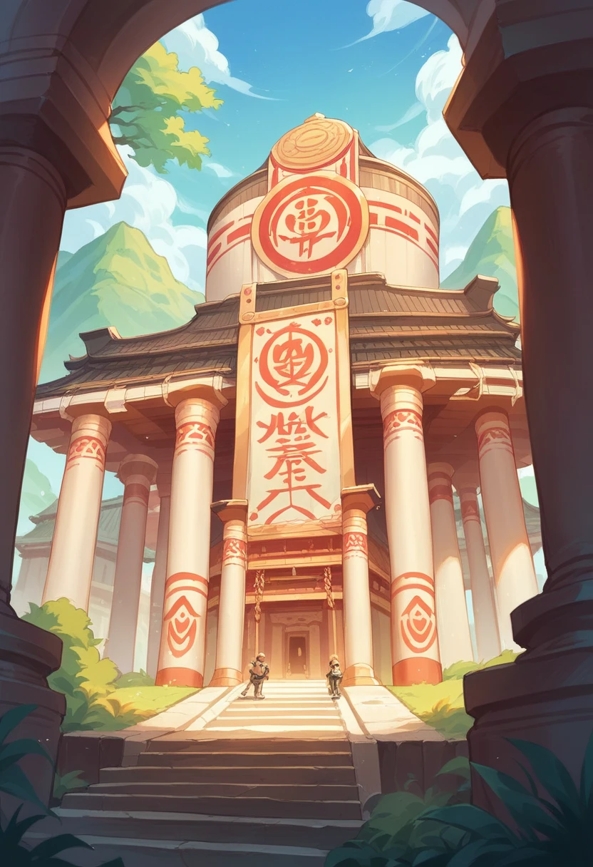 A couple at the temple the name of temple is iscon men scrolling on her hair and the women hugging him and they both are making eye contact they are standing some distance from the temple with the open sky