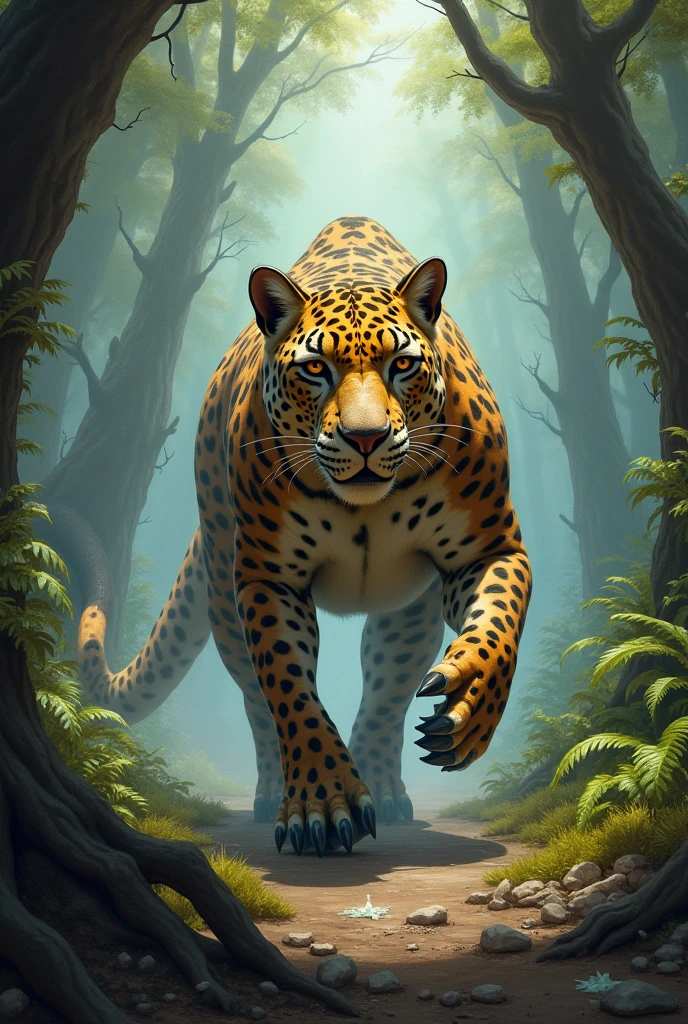 Dinosaur and leopard mixtures
