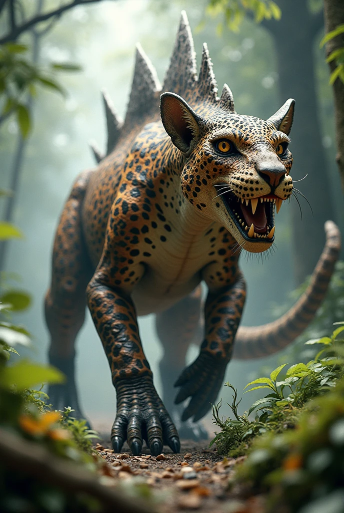 Dinosaur + leopard mixtures