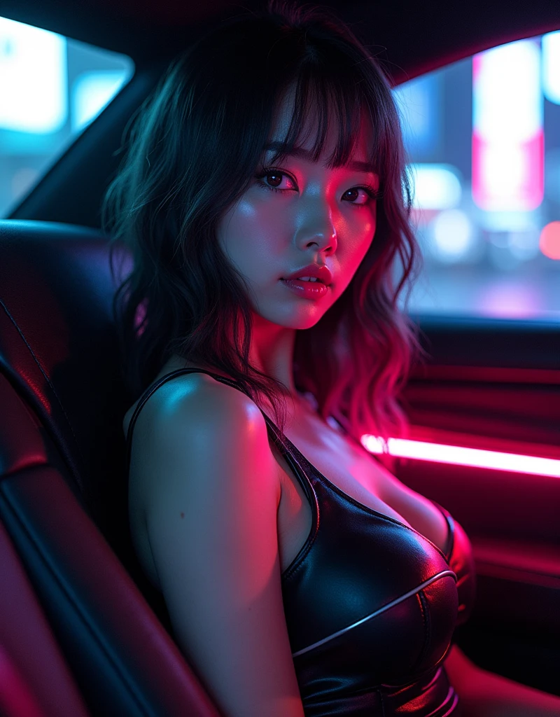 "MITOYA"It's written there,dark skin,abs:1.5,Japanese women、Beautiful woman、Photorealistic、Voluptuous body、Developed abdominal muscles、Expression of pleasure、hands on knees、movie lighting,sign"MITOYA",formal suits:1.33,Sitting next to the car、Night cityscape、Spotlight is on、bright、
