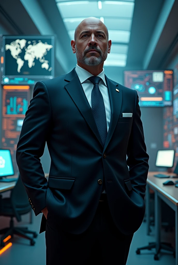 The powerful man in world and many power and cyber power