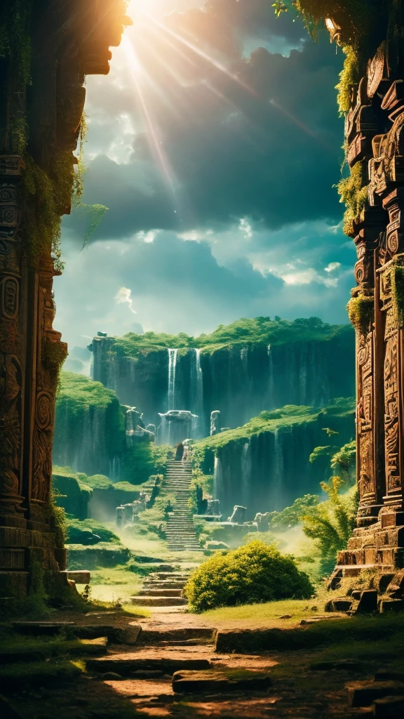 Divine light, War of the Gods, Ragnarok, high quality, high quality