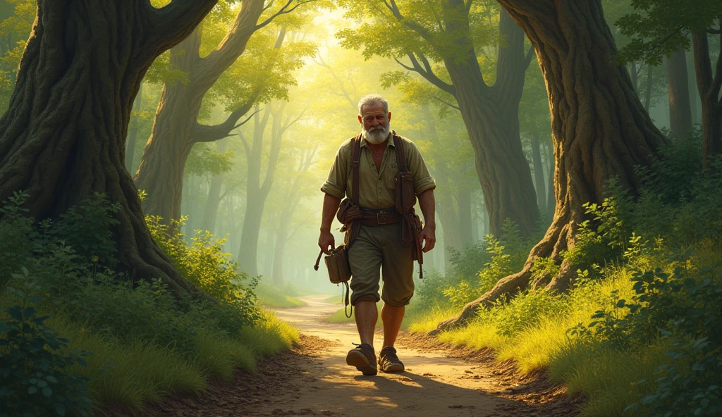 The woodcutter went home happily, knowing that honesty is always the best policy.