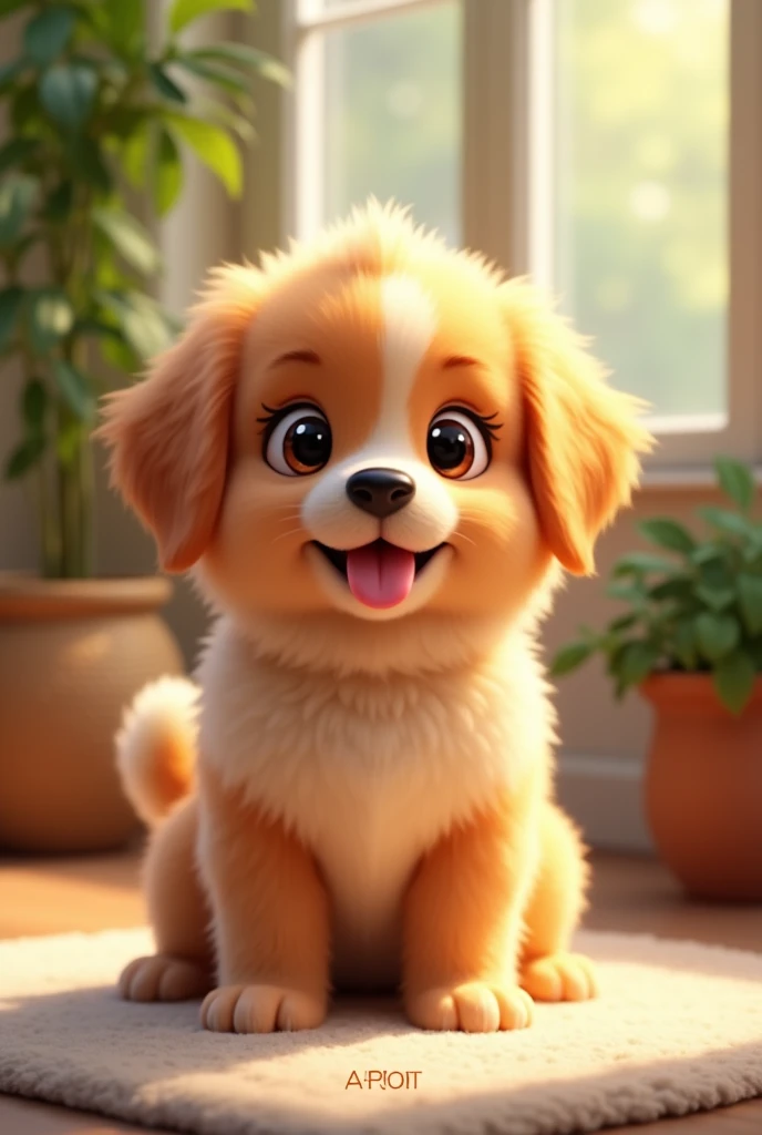 Make a cute puppy