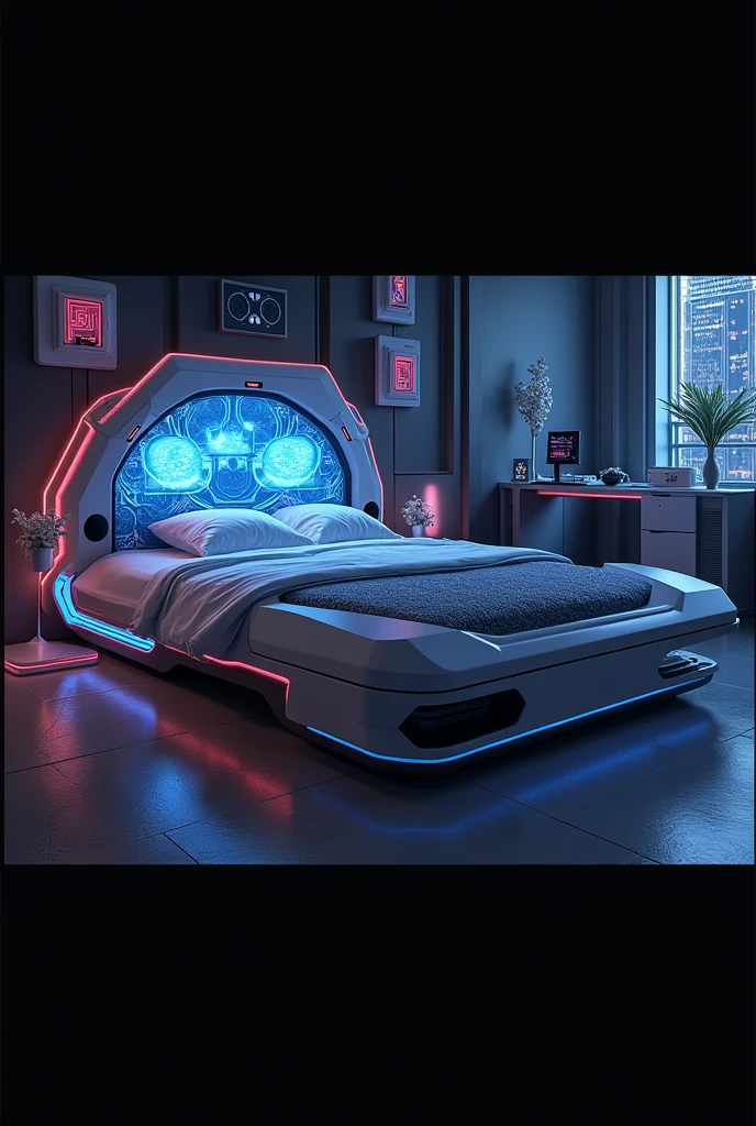 Create an bed in gaming style