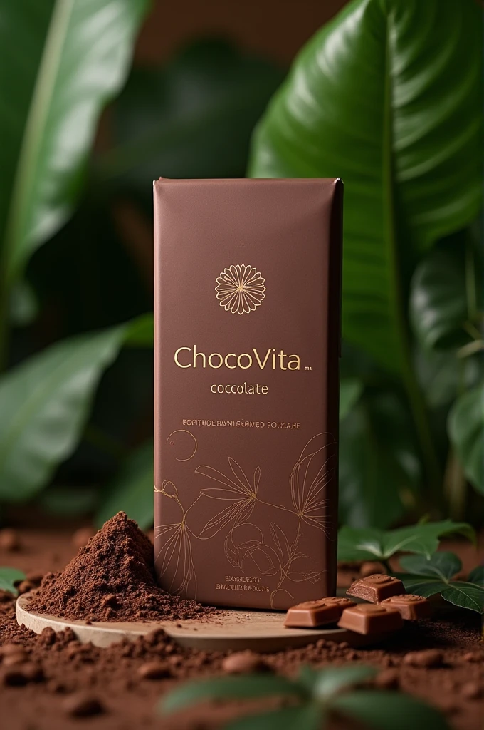Secondary packaging for chocolate named ChocoVita
