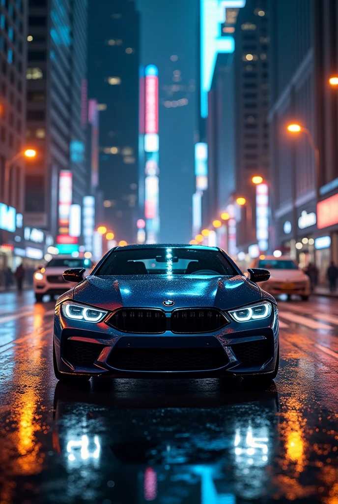 Bmw in night