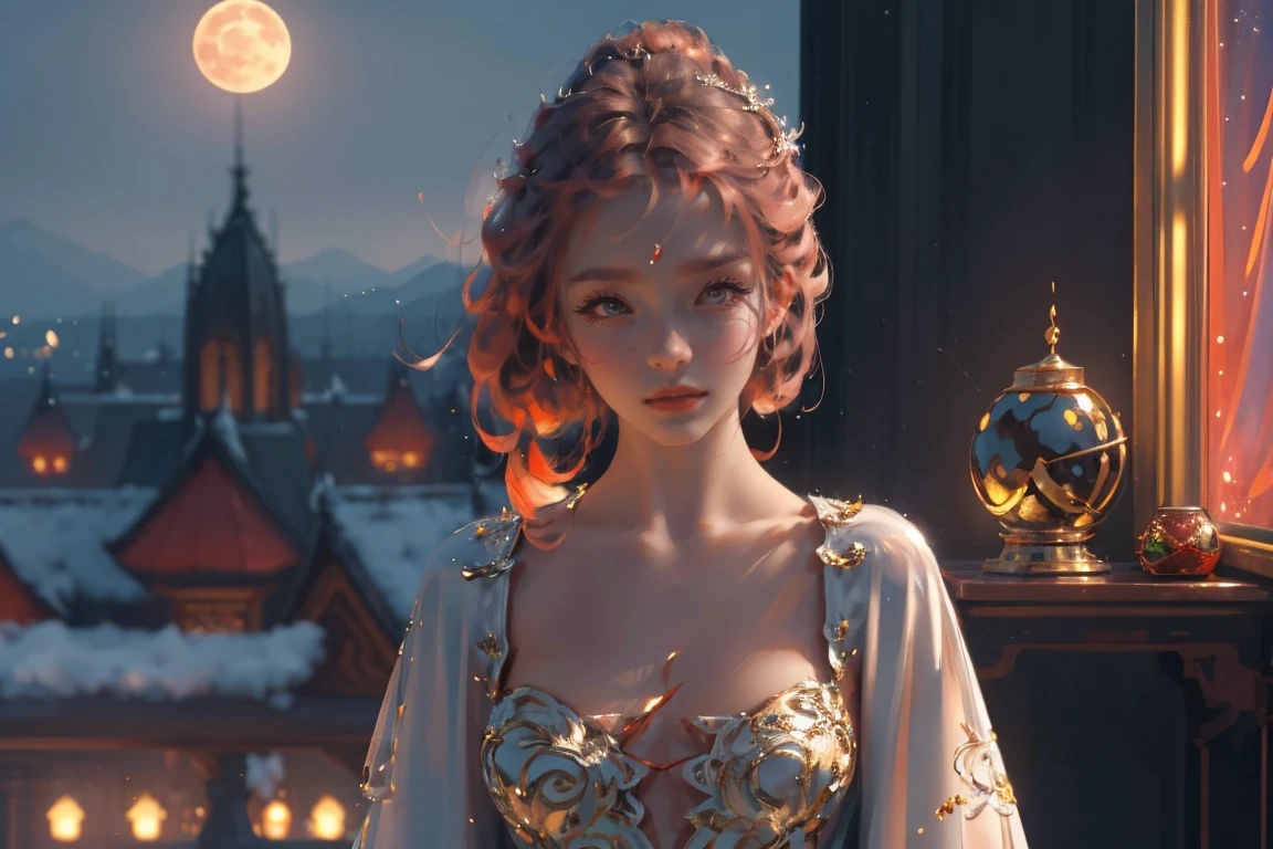 (practical, Photorealistic:1.37), (masterpiece, Highest quality:1.2), (Ultra-high resolution:1.2), (Original photo:1.2), (Clear focus:1.3), (Face Focus:1.2), (Very detailed CG ユニティ 8k 壁紙:1.2), (Beautiful Skin: 1.2), (Pale skin:1.3), (Super sharp focus: 1.5), (Super sharp focus:1.5), (Beautiful and clean face:1.3), (非常にDetailed Background, Detailed Background:1.3), Bokeh, Depth of written boundary, rest, Image of a Very Cute and Beautiful Japanese Woman, , business suit, (2:1.1), smileの少女の肖像画, Full body image, from the front, Symmetrical Configuration, (Studio Lighting:1.3), (Cinema Lighting:1.3), (Rear window lighting is backlit:1.3), (surface light:1.3), Light Enveloping Her Entire Body, Looking straight at you, Persistence, Sexy model posing, rest, (Chestnut Half-Hair:1.2), Light green eyes, Beautiful Eyes, Princess Eyes, Mahogany Hair, A single hair, bangs, slim, Abdominal muscles, (Huge breasts;1.35), (Willow West:1.15), (Details of a beautiful girl:1.4), (Elegant and gorgeous deep red lace silk red wedding dress:1.3), (BaliOcean view背景:1.2), (smile, happiness:1.3), ((Perfect female body)), (Upper body image:1.3), Encircling the head, Perfect Dramatic, Volumetric lighting, Professional majestic oil painting, Glowing Skin, CT Anatomy, Perfect Proportions, 8.Five Really Small, Face Focus, Ultra practical Photo, Extremely clear images, Ultra-high definition images, Bali, Ocean view, nature, External, ((walking beach:1.2,Midnight,moonlight,夜空にたくさんのstarが美しく輝いている, 長時間露光されたstar空に、Many circular orbits are visible in the image.,無数のstarが輝き、Shining with a fantastic light. star々is bright and vivid)),Vast landscape photography、The place is the sea、The season is winter、真Midnightです、(View from below with views of the sky and below)、There is a woman in a kimono。、Silhouette of a woman standing on the beach and looking up、(full moon:1.2)、(流れstar:0.9)、(star雲:1.3)、遠くのstar、The moon is reflected in the sea in the background like a mirror、Far Lighting Break Production Art、(Warm color Light Source:1.2)、(Firefly:1.2)、lamp shade、Blue and white、Intricate details、Volumetric lightingブレイク (masterpiece:1.2)、(Highest quality)、4K、Very detailed、(Practice Structure:1.4)、Extremely detailed and colorful(Rainbow colors:1.2)、(Shining Lights、Atmospheric lighting)、dream-like、magic、(alone:1.2)