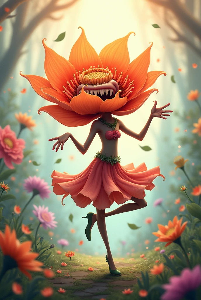 Dancing flower