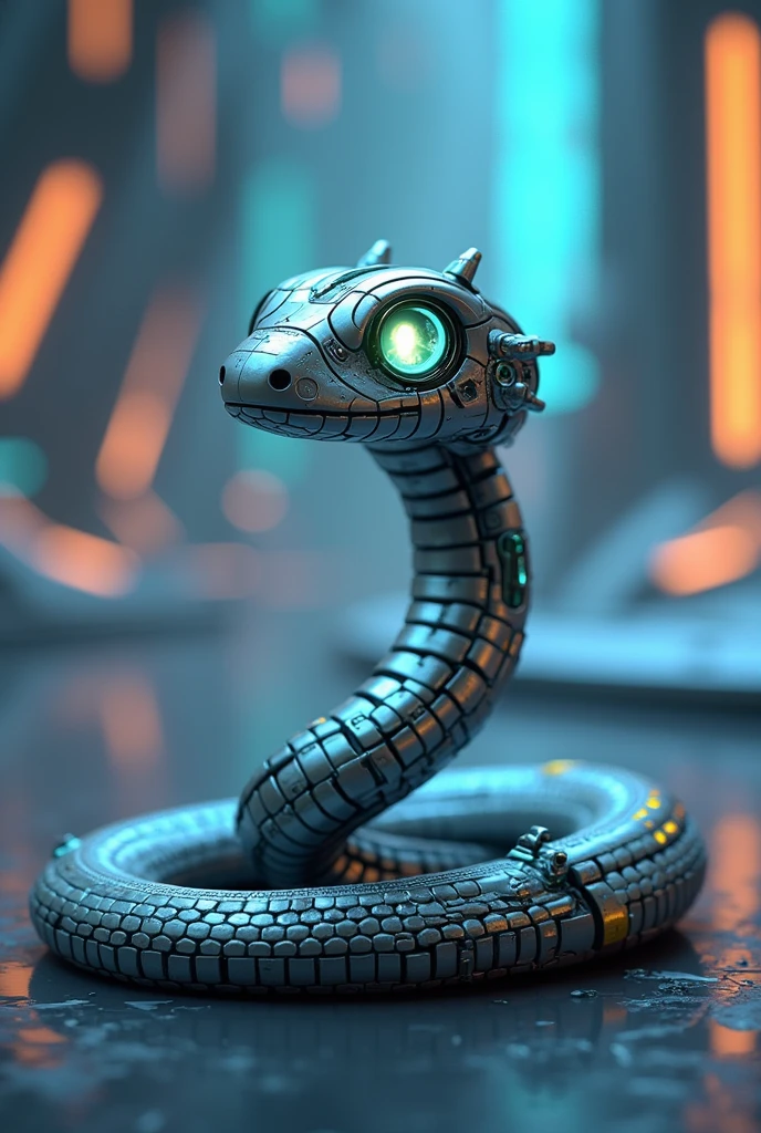 Snake ai 3d image cartoon type realistic