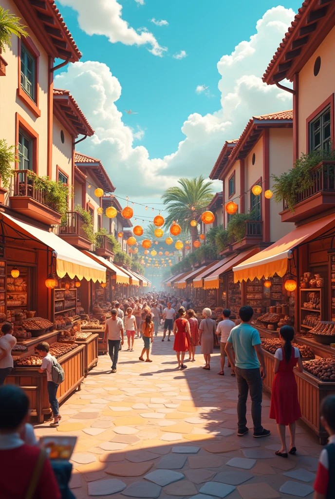 Chocolate food festival named chocovita (displaying)