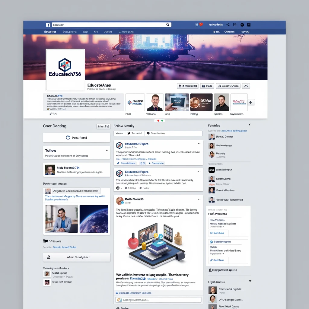 Follow my Facebook page “Educatech756”, by Bing design