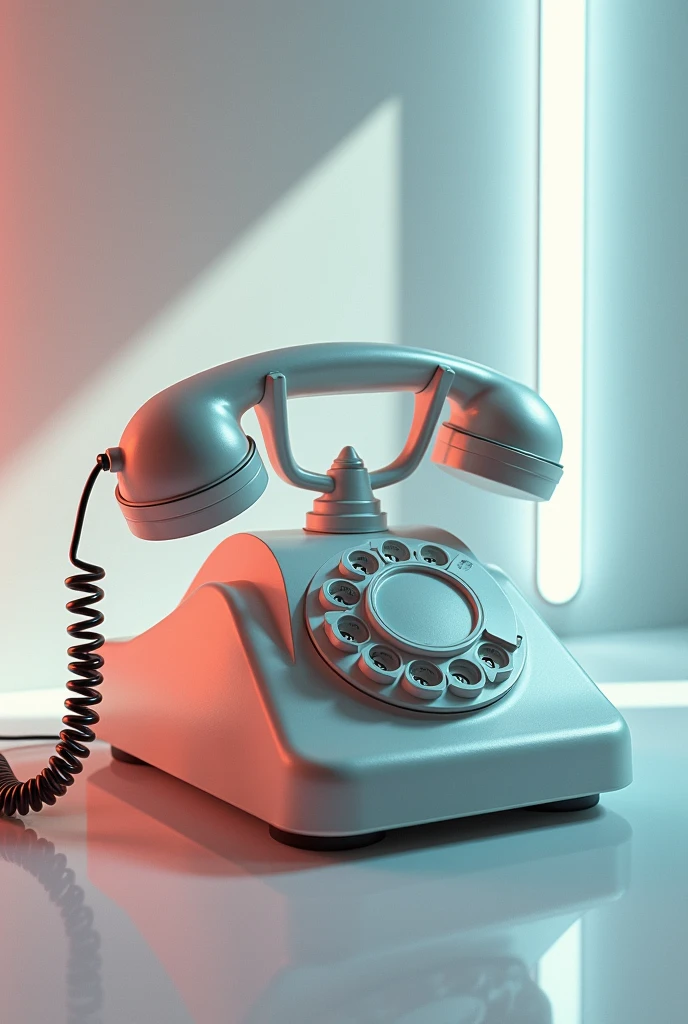 Calling telephone 3d 