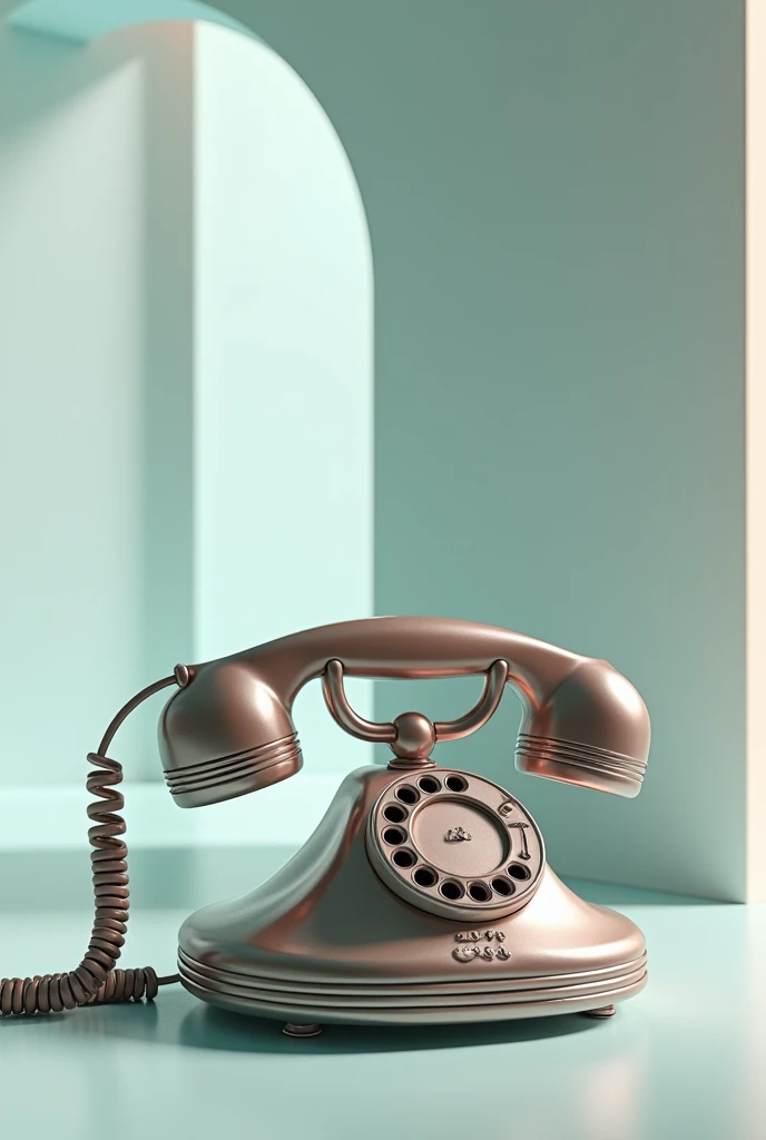 Calling telephone 3d 