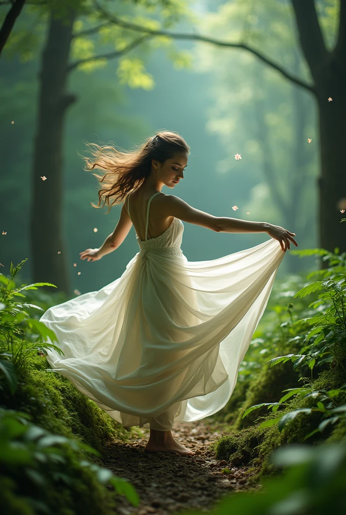 Create a nature dance photo