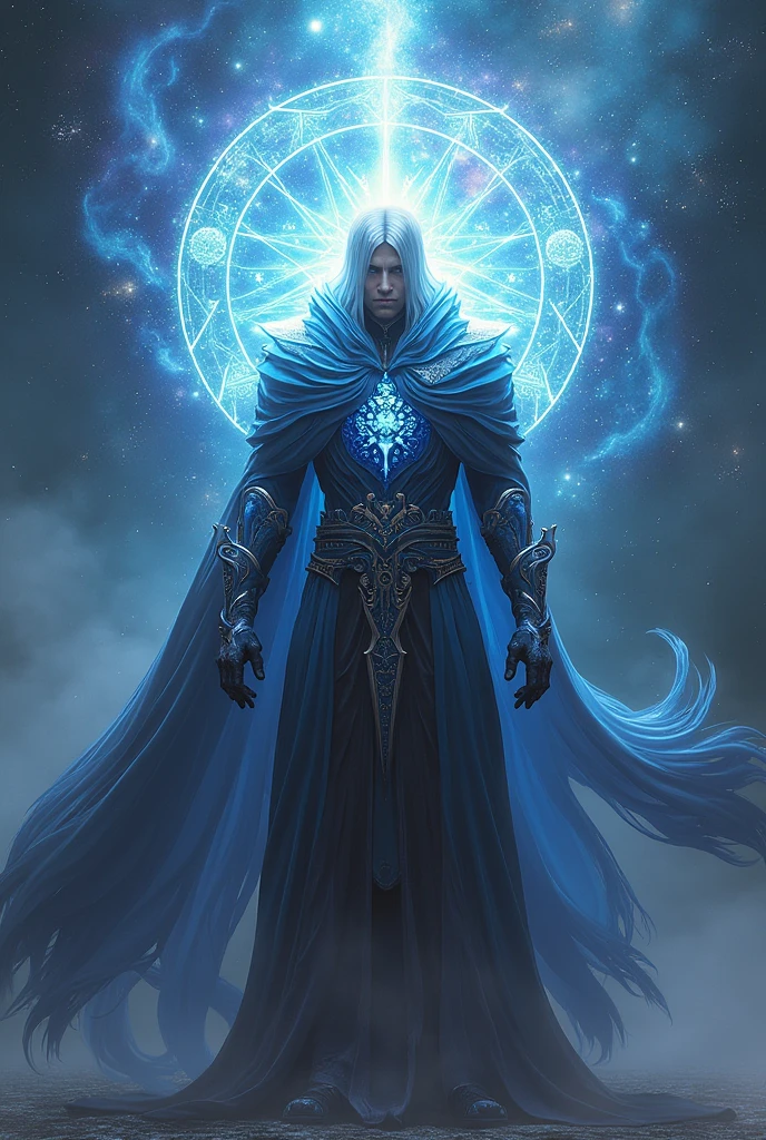 Vergil from the game devil may cry 5 as God of magic and creation of the universe