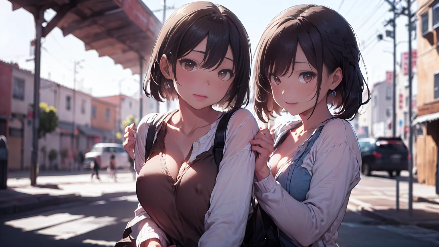 (masterpiece:1.2,4K ,8k, Highest quality, Ultra-high resolution, Super detailed),Beautiful detailed hair, Beautiful Lips,((Highly detailed face, Beautiful attention to detail)), ((Beautiful and detailed female genitalia)),Beautiful clavicle, Beautiful body, Beautiful breasts, Beautiful thighs, Beautiful feet, Beautiful fingers, Symmetrical face, Perfect Face, (((Perfect Anatomy, Anatomically correct))). Dynamic pose、gravure、Dynamic Angle、Dramatic lighting, Cinematic,(My hair flutters in the wind,The wind blows away clothes,The wind takes off your clothes), (Clothes fly off)