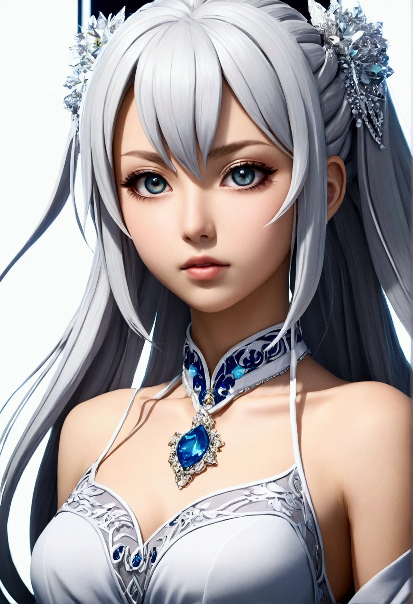 make a anime character who is very powerful and beautiful