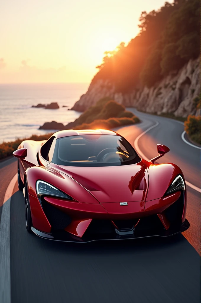 A red car