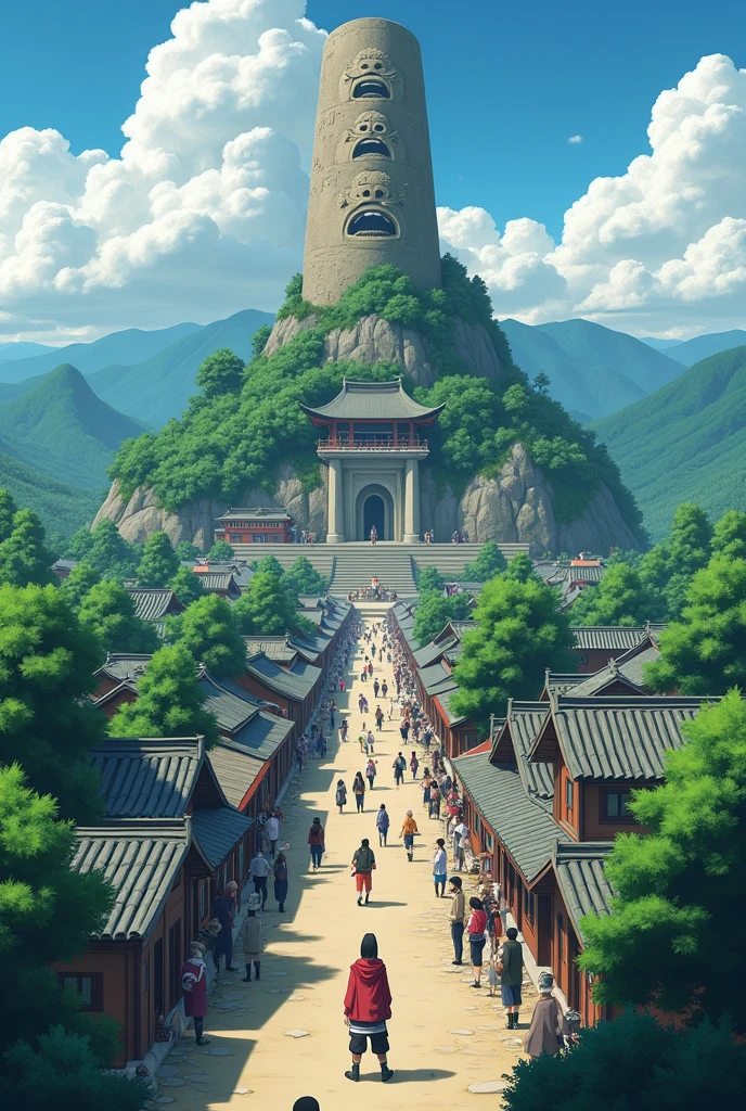 Hidden leaf village photo naruto