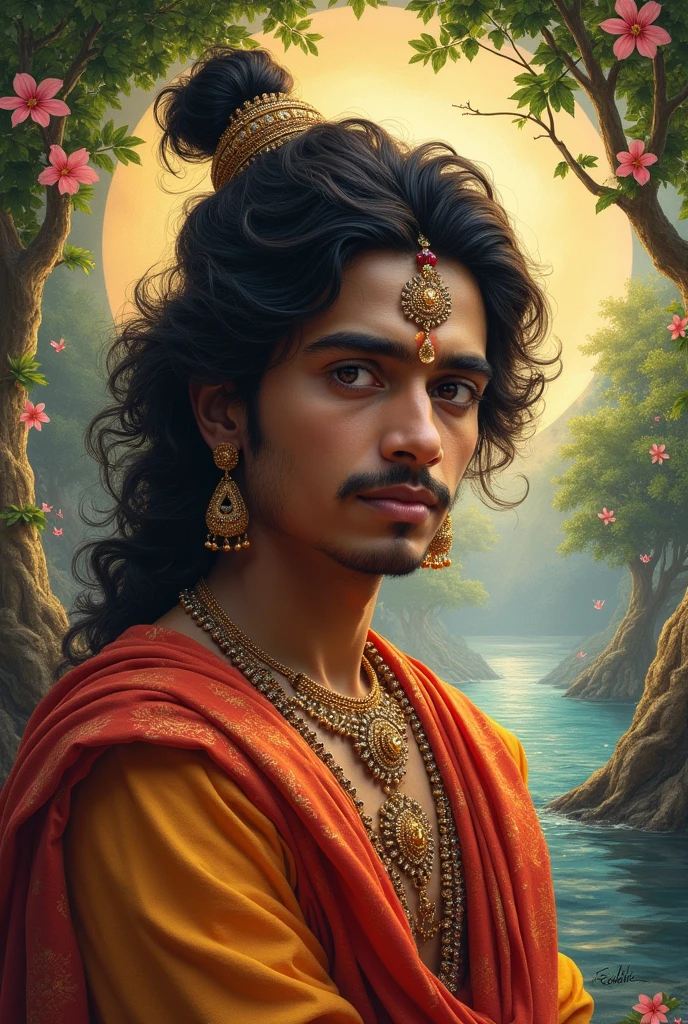 Sumedh Mudgalkar Krishna de la serie indú RadhaKrishn
