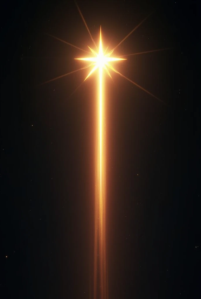 a single star with an arrow pointing upward