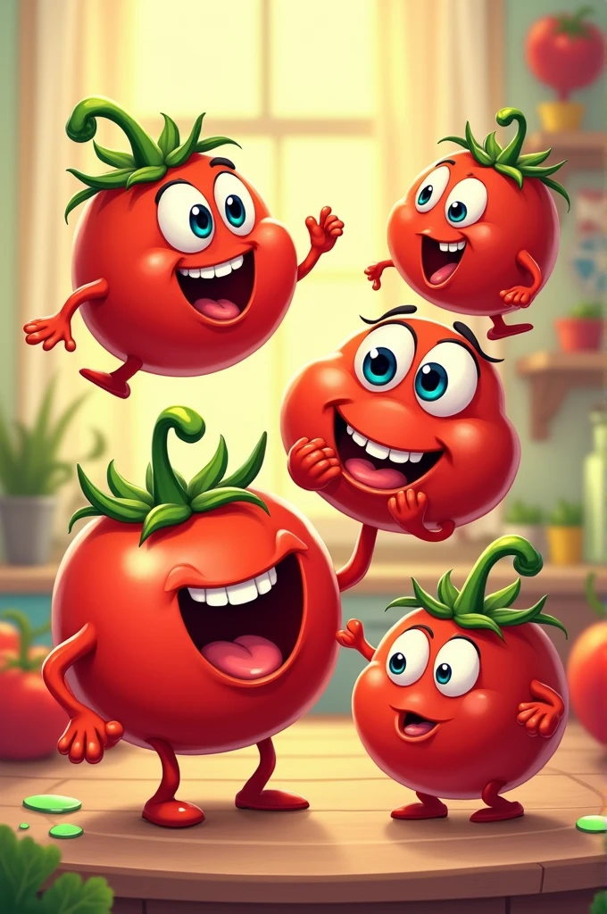 Tomato cartoons