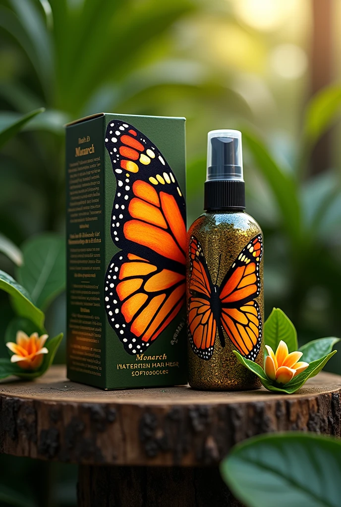 A hair gel product called "Monarch"