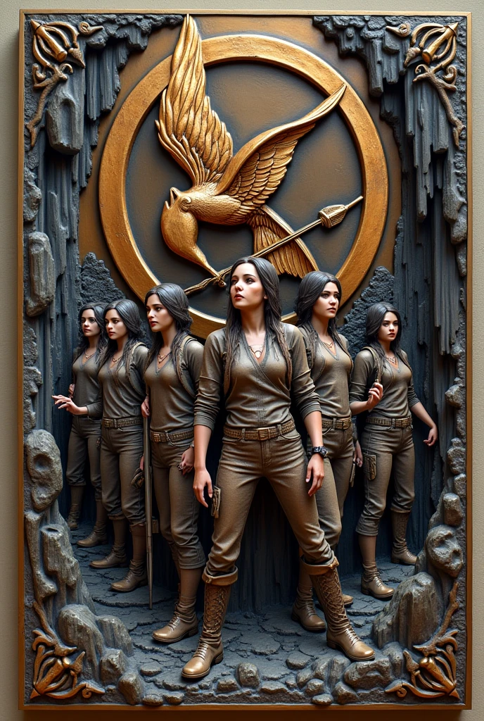 Group 24's 75th anniversary camp plaque、The theme is The Hunger Games 75 Years of Retainers