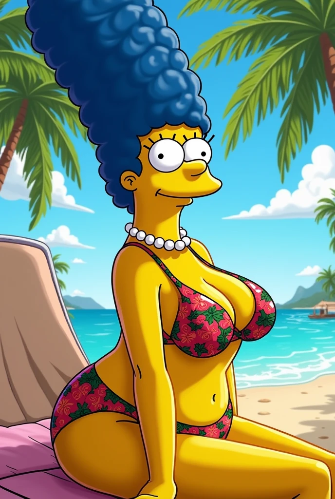 Crea a Marge Simpson en bikini