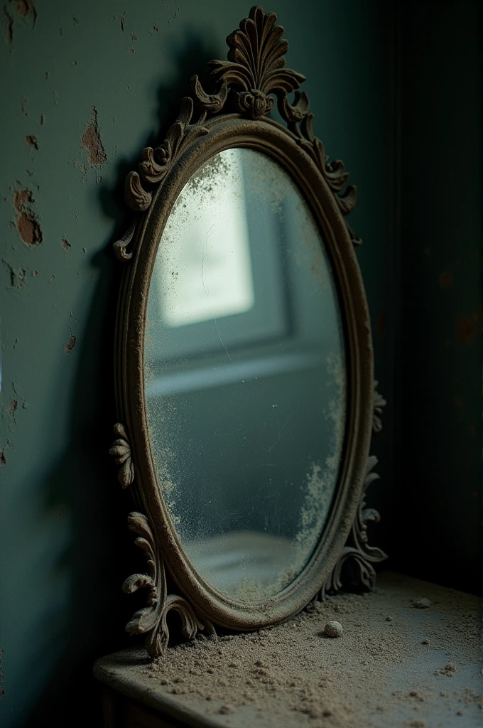 Make a dusty mirror