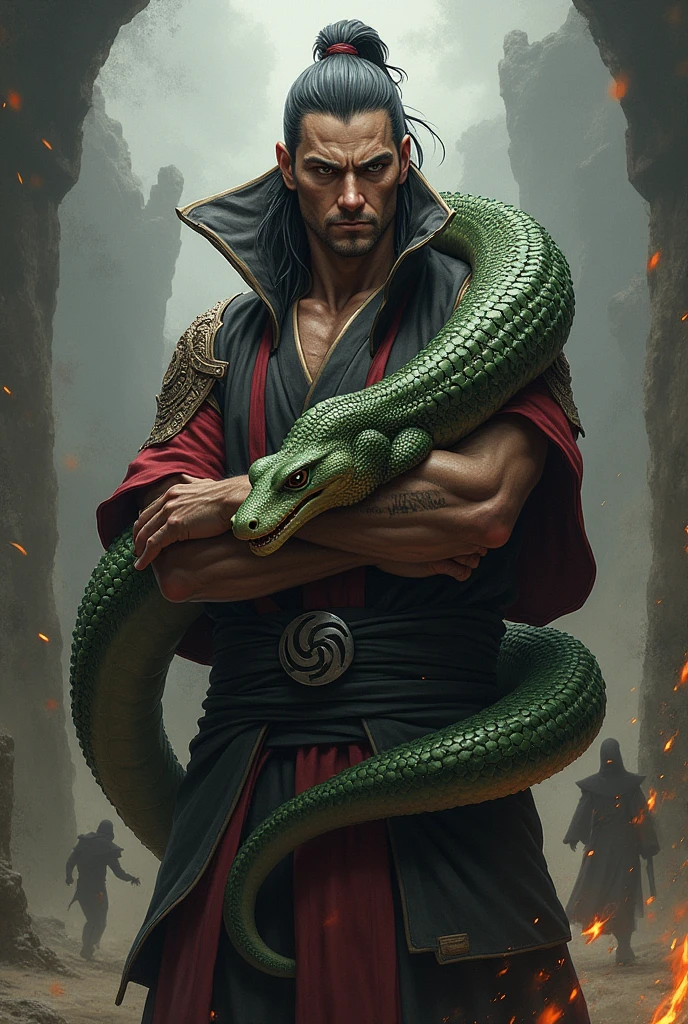 Hanzo of the salamander picture  of naruto