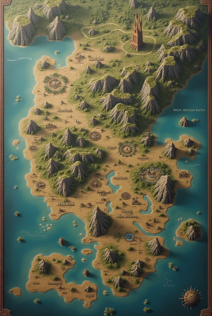 Game of thrones full map with 7 kingdom name