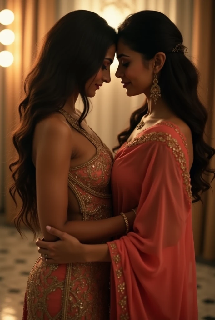 Anushka sharma and Aishwarya both masturbating
each other