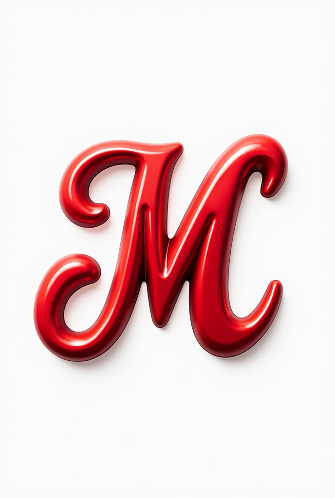 write Merkadote with first letter uppercase, in red color, plastic type, using a beatiful script font, with transparent background for png file
