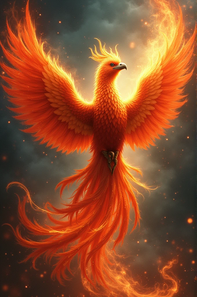 Book cover with a fenix