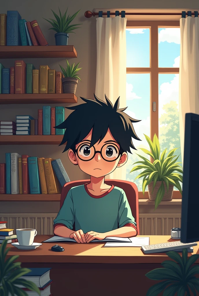 Anime character that is a nerd
