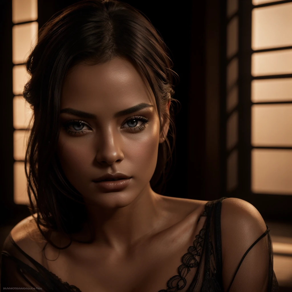 a beautiful sex worker, realistic, photorealistic, masterpiece, 8k, high quality, extremely detailed, intricate details, chiaroscuro lighting, cinematic angles, dramatic pose, sensual expression, delicate features, mesmerizing eyes, full lips, flawless skin, alluring outfit, dark moody atmosphere, warm color palette
