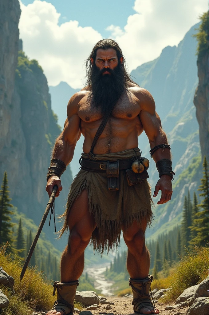 10000 BC man image