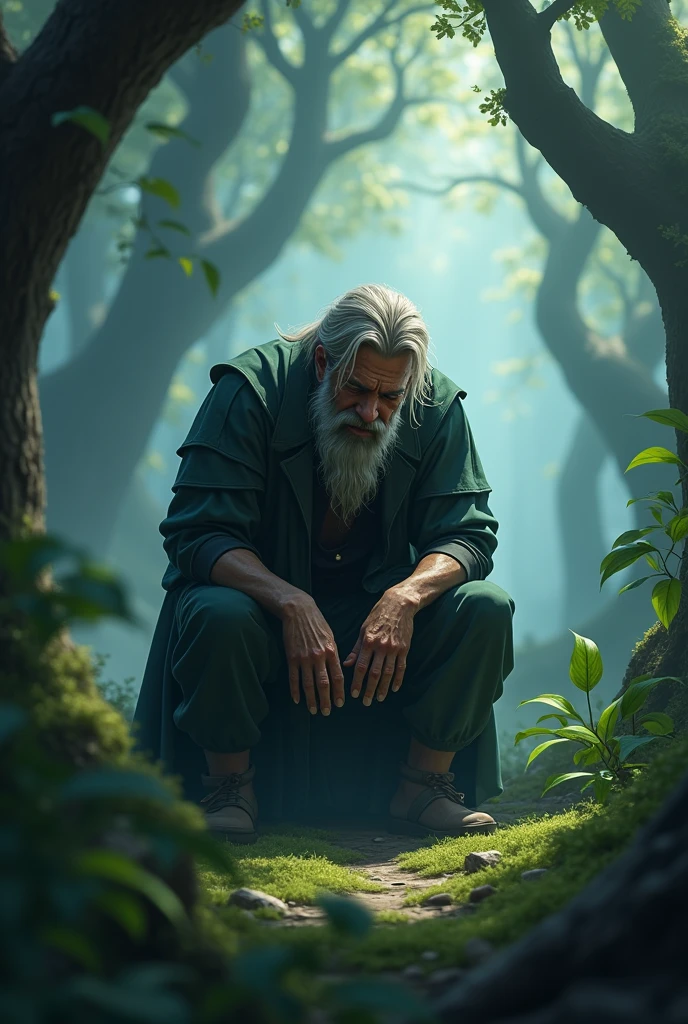 valir in mobile legend was crying in forest