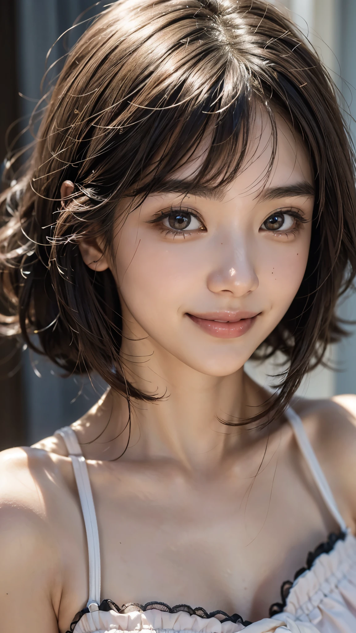(Beauty写真)
(Mastepiece:1.3)1 beautiful 2 Japanese((Frontal smiling photo:1.4)),((Blushing)),Beauty,((Smile)),Beautiful face,(Lifelike face),Beautiful delicate eyes,((Pink Dress)),Realistic eyes,Beautiful skin,Realistic skin texture(Real Skin)Radiant Skin,Professional Lighting,((Silver fluffy perm)),((Short bangs)),Mid-chest,High resolution,Sharp Focus,Ultra high definition eyes,
