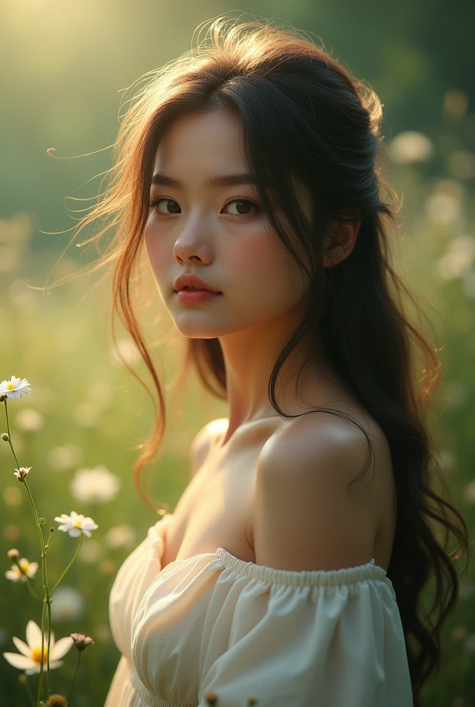 Beautiful girl with out dress