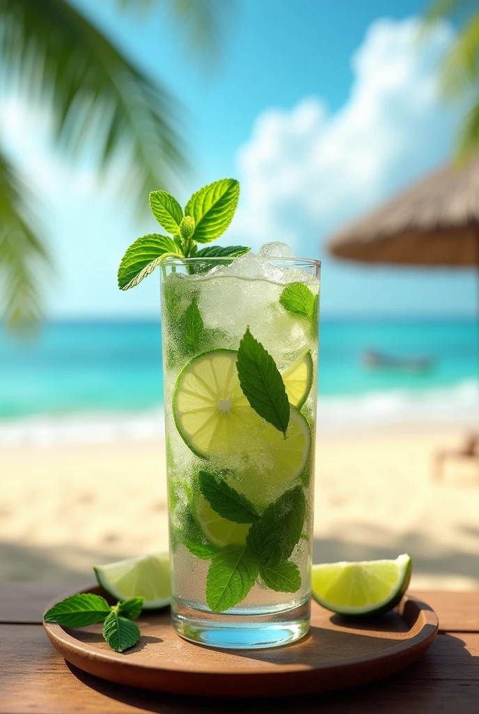 Mojito on beach