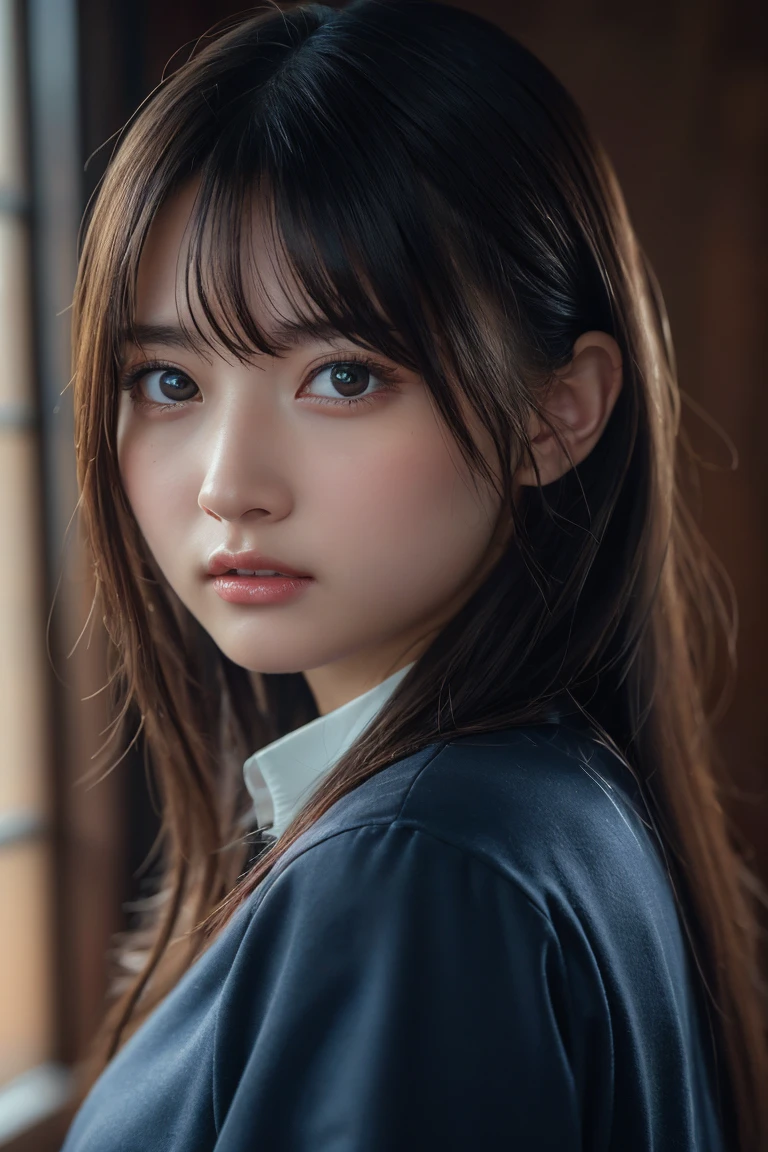 Highest quality,Tabletop,High resolution,Beautiful Eyes,Detailed Background,[Backlight],(Facial lighting),[close:0.8],(8k、RAW Photos、Highest quality、masterpiece:1.2)、(Realistic、
