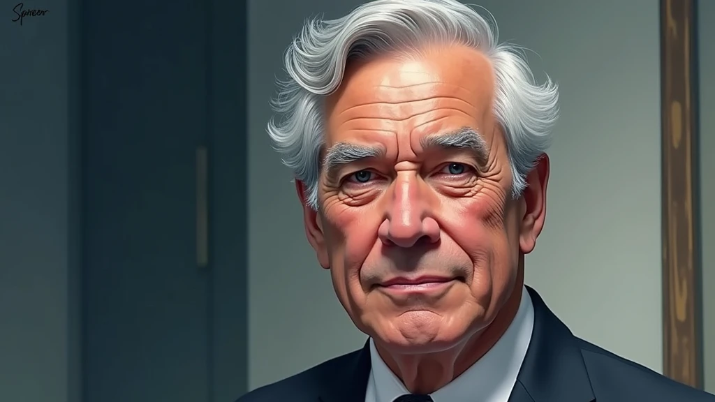 Winston Peters but little more younger like in his 60s