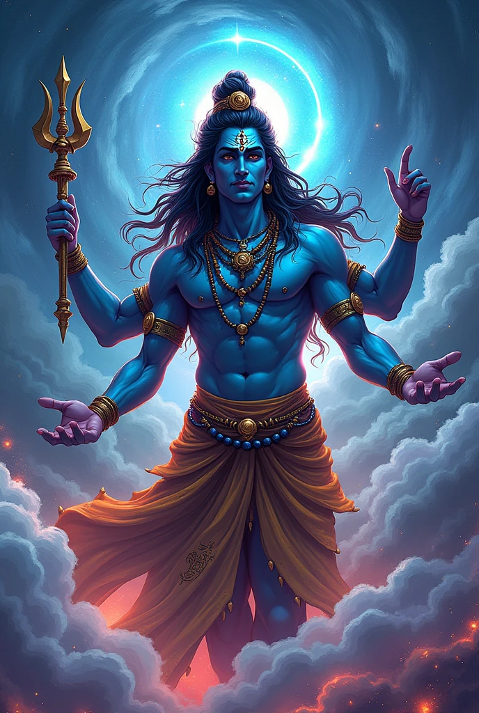 God shiva anime image 