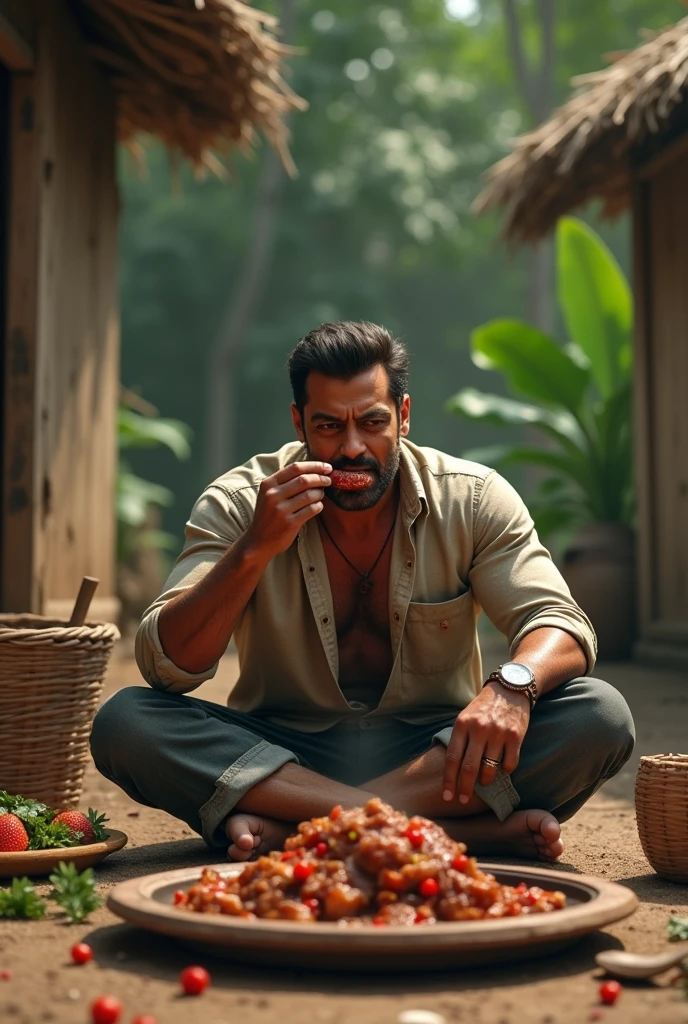 Salman khan eating cow 